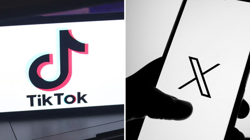 鄂州市一名男子本月因使用翻牆軟件瀏覽TikTok和X而被罰款。法新社