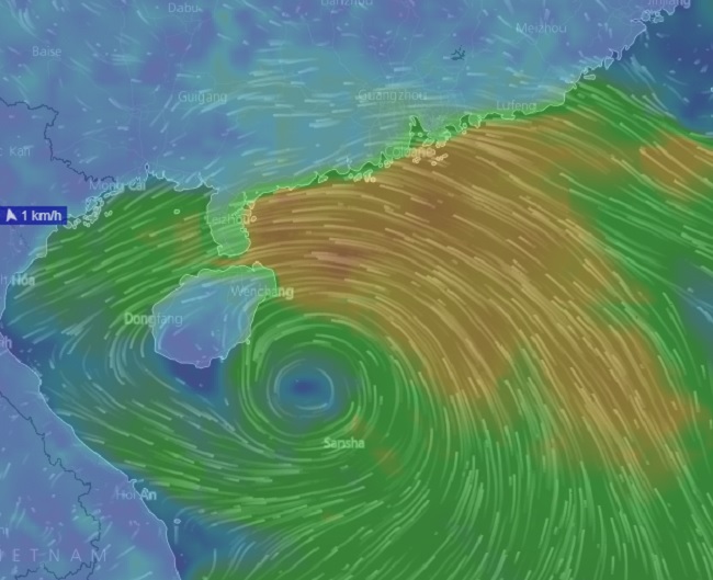 廣東省預測受熱帶氣旋外圍東南氣流影響,珠三角南部有大雨到大暴雨。網上圖片