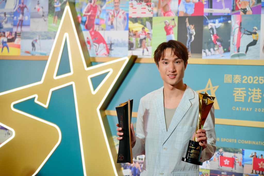 Ryan一次夺三个杰运大奖，实至名归。苏正谦摄