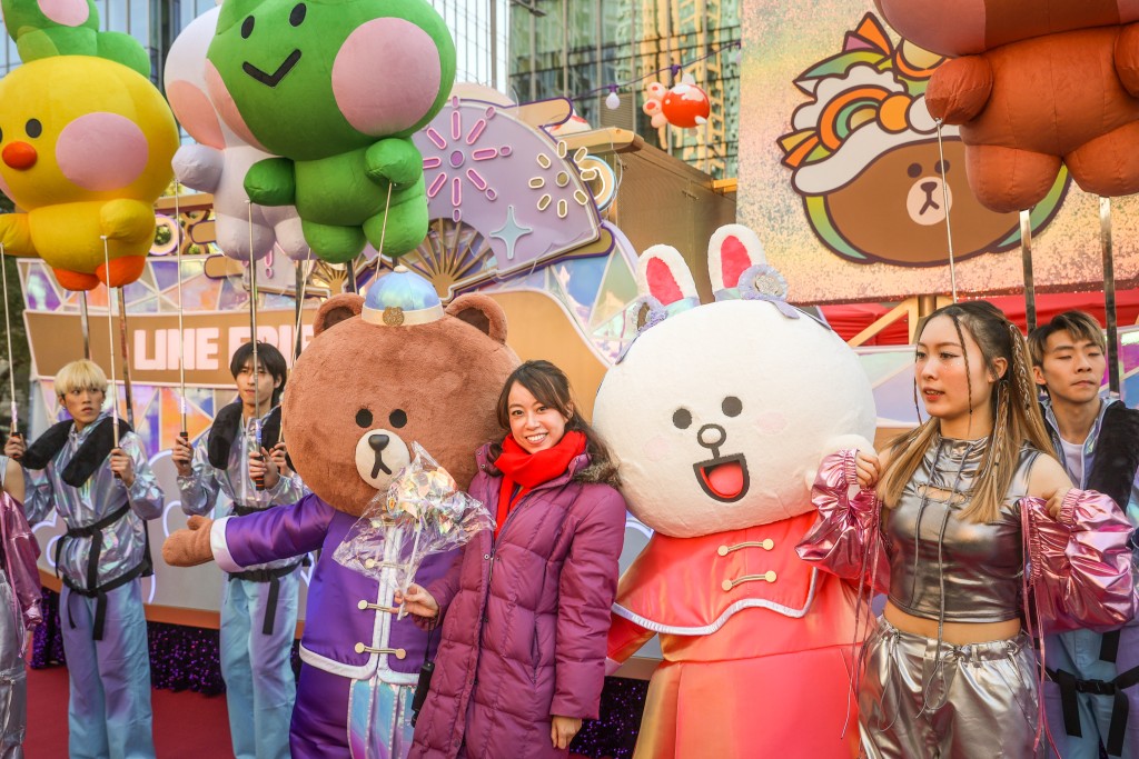 Line Friends 花車。