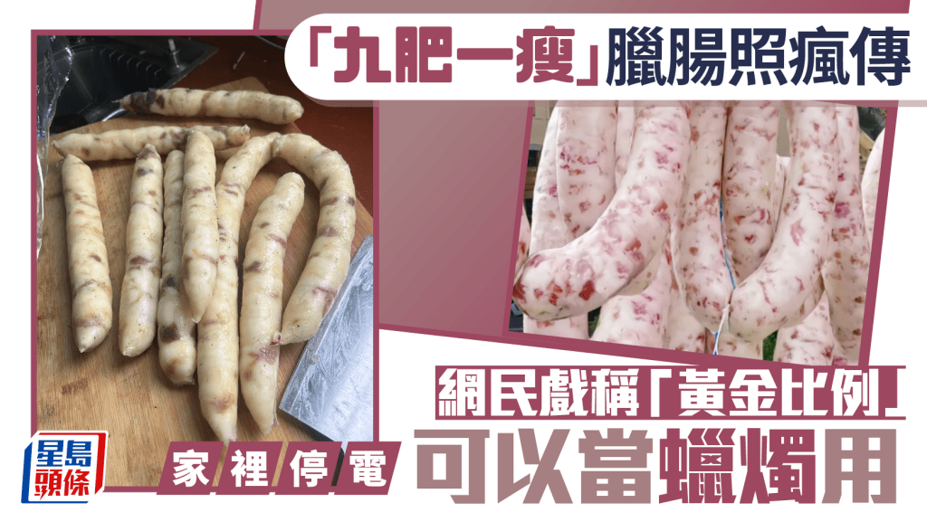冬天名物︱「九肥一瘦」臘腸照瘋傳  網民：吃完上廁所要用洗潔精
