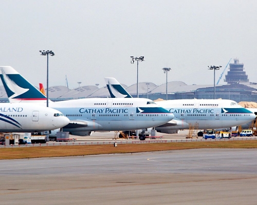 國泰航空。資料圖片