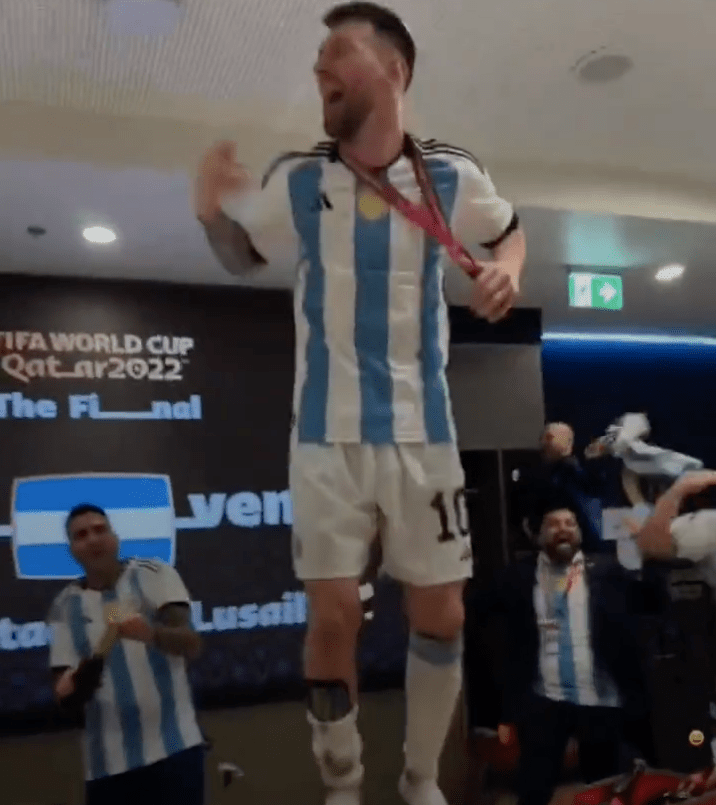 阿根廷瘋狂慶祝。網上圖片