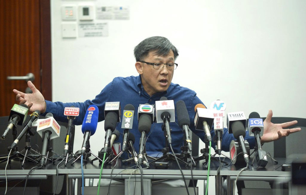 何君堯否認策劃襲擊。資料圖片