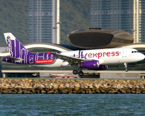 香港快運飛大阪航班因技術問題要全機折返機場。 資料圖片
