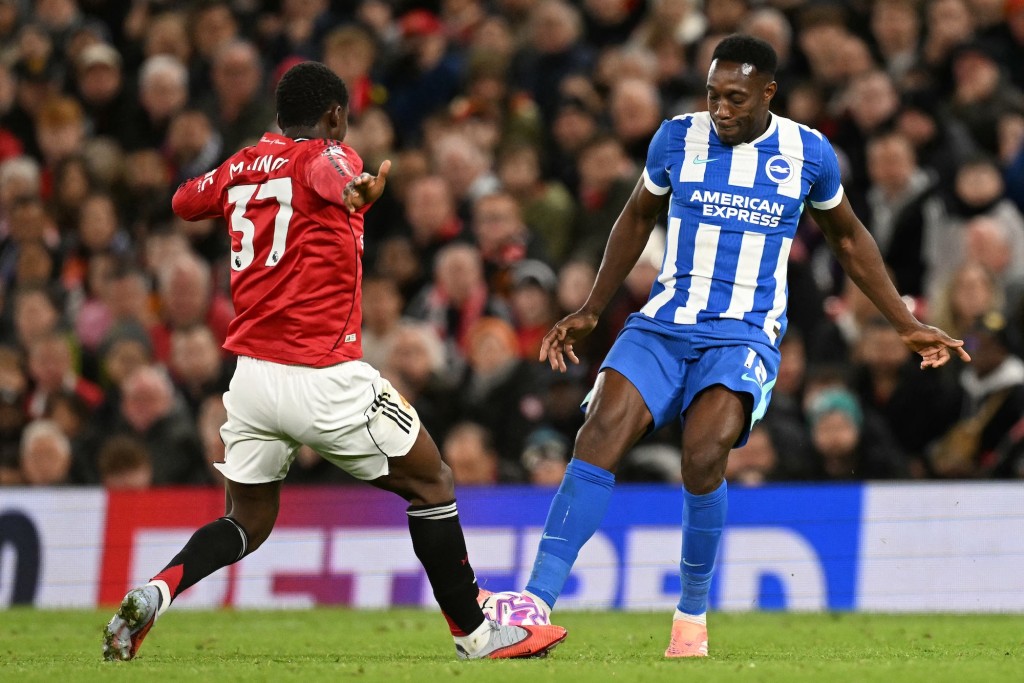 明奈對白禮頓一役後備上陣20分鐘。法新社