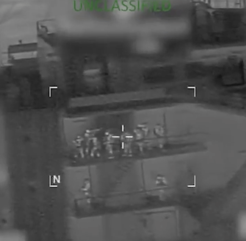 軍人在「索菲亞號」上行動。X@Southcom