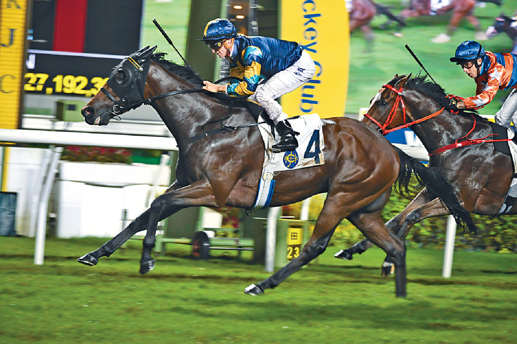 ■潘頓昨晚3W，其中「愛馬善」成為鄭俊偉上岸頭馬。