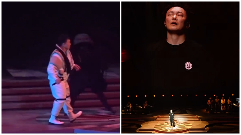 陳奕迅北京演唱會驚傳意外？踩空仰後重摔倒地傳巨響 意外片段瘋傳觀眾被嚇壞：砰一聲