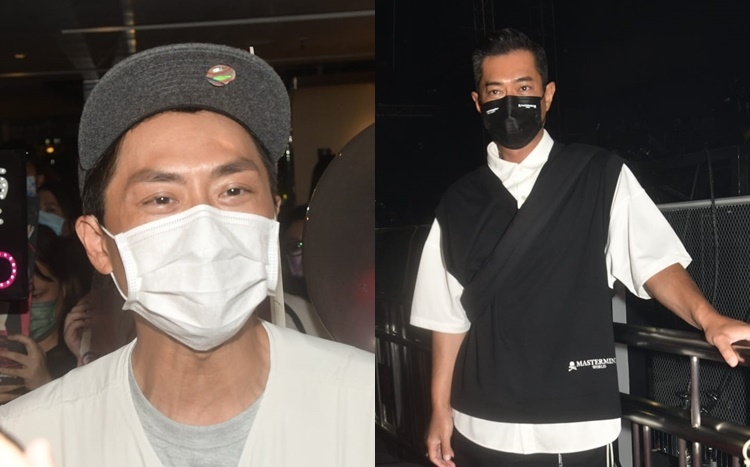 古仔（右）和森美也成為MIRROR演唱會尾場的席上客。