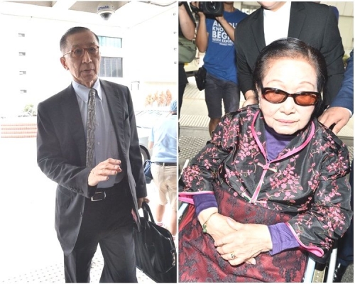 羅老太稱讚羅嘉瑞(左)為人好聰明，好叻。