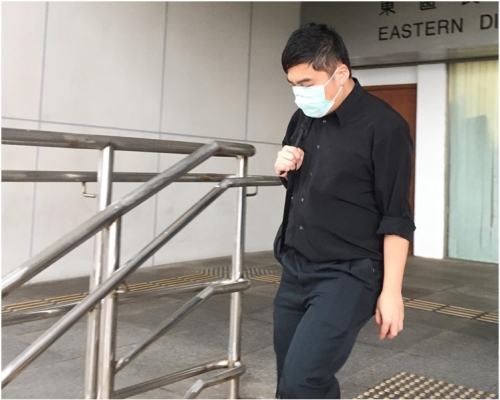 被告郭富榮承認控罪。盧逸文攝
