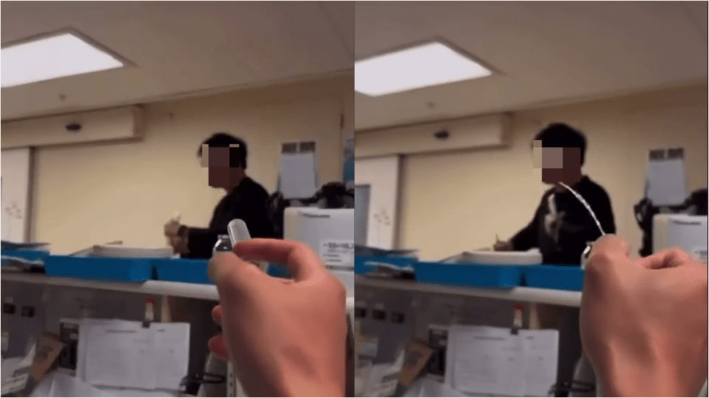 公院醫護疑於護士站嬉戲  針筒「射水」再拍片上載 陳凱欣：地點非合適玩樂場所