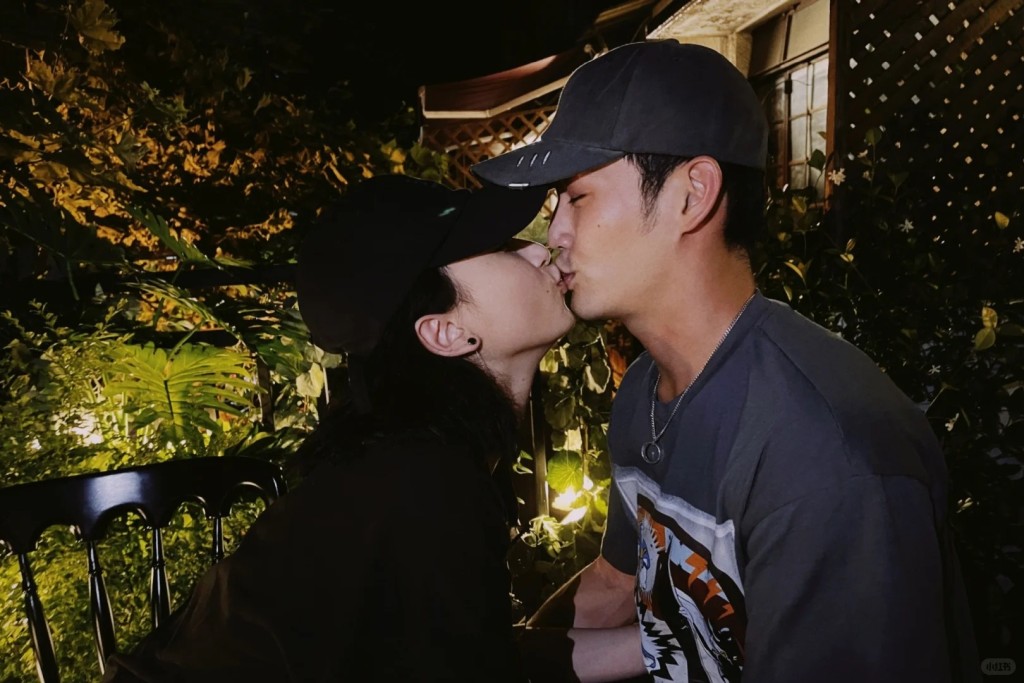 黃愷傑和蘇暢深情一吻。 黃愷傑和蘇暢深情一吻。