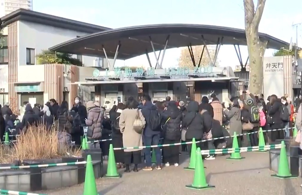 龍鳳胎熊貓「曉曉」和「蕾蕾」27日離開日本回中國，吸引大量日本民眾與牠們道別。CCTV