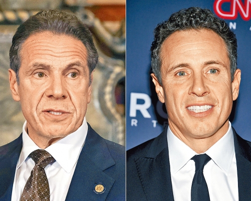 ■紐約州前州長科莫（左）與弟弟克里斯。