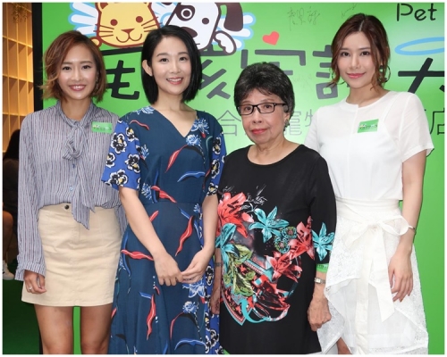 左起：安采妮、陳逸寧、陳麗雲、唐貝詩