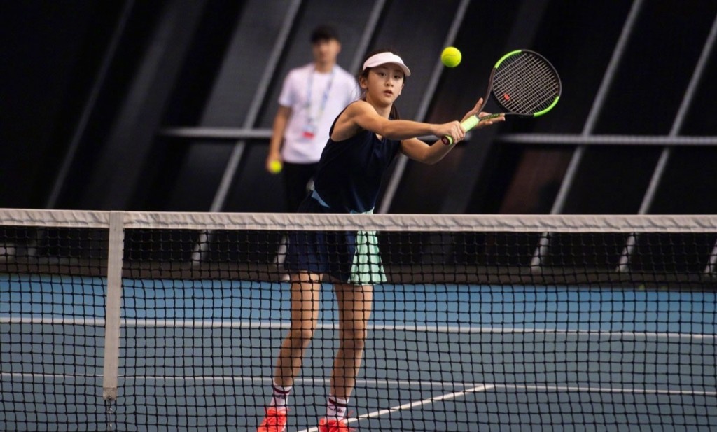 去年9月有消息传出，“森碟”将走职业网球道路。微博图