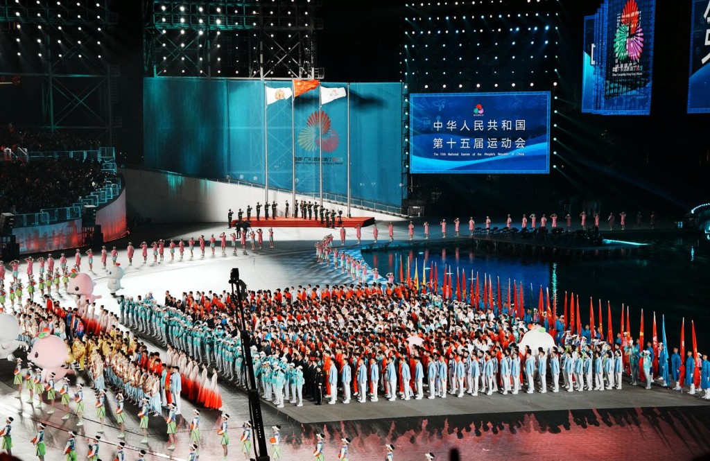 第十五屆全運會閉幕。 汪旭峰攝 第十五屆全運會閉幕。 汪旭峰攝