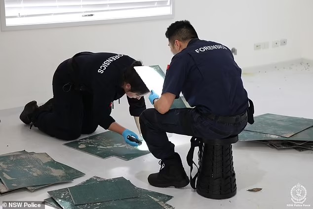 警方在案發單位調查。新南威爾斯警方 警方在案發單位調查。新南威爾斯警方