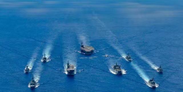 美國航母經常在南海出沒。資料圖片 美國航母經常在南海出沒。資料圖片