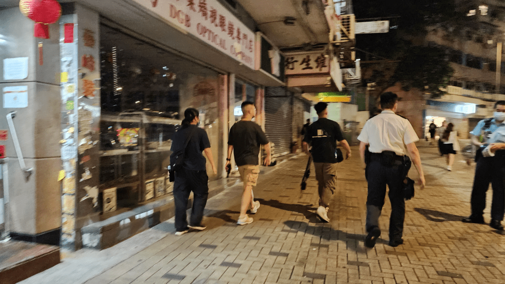 警方到場調查。