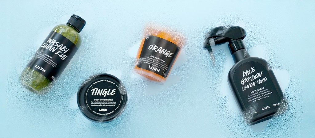 Lush 一系列護理產品,實行從頭到腳驅走潮濕黏笠,重拾潔淨清爽的舒適。  Lush 一系列護理產品,實行從頭到腳驅走潮濕黏笠,重拾潔淨清爽的舒適。