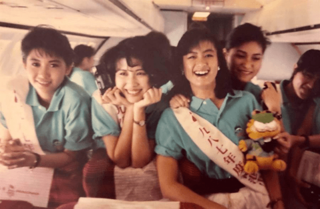 林颖嫺是1987年的港姐季军，同届有邱淑贞。