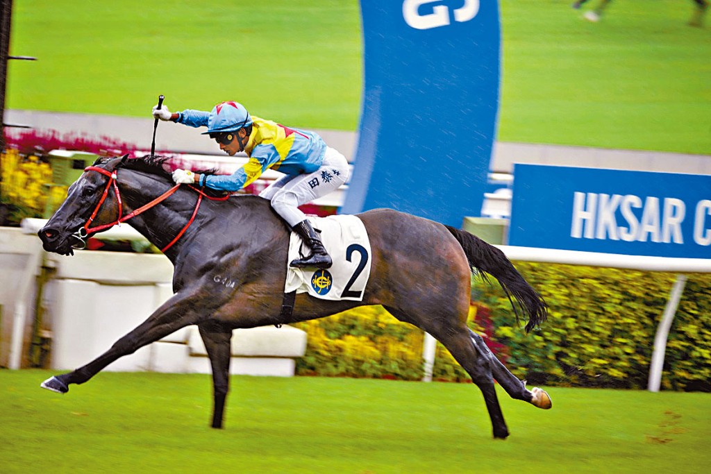 「维港智能」昨日击败强敌，捧走特首杯。