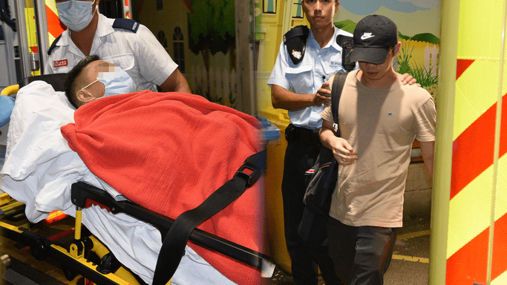 兩男屯馬綫列車上起爭執 中年漢持鎅刀揮舞 雙雙受傷送院
