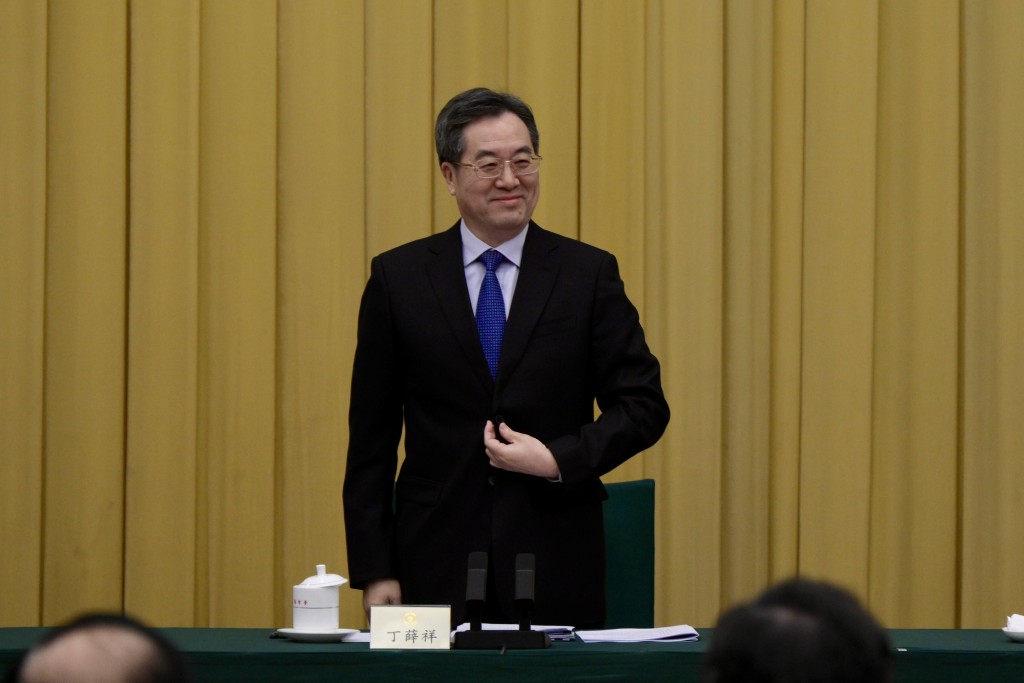 丁薛祥指香港应尽快完成23条立法。苏正谦摄