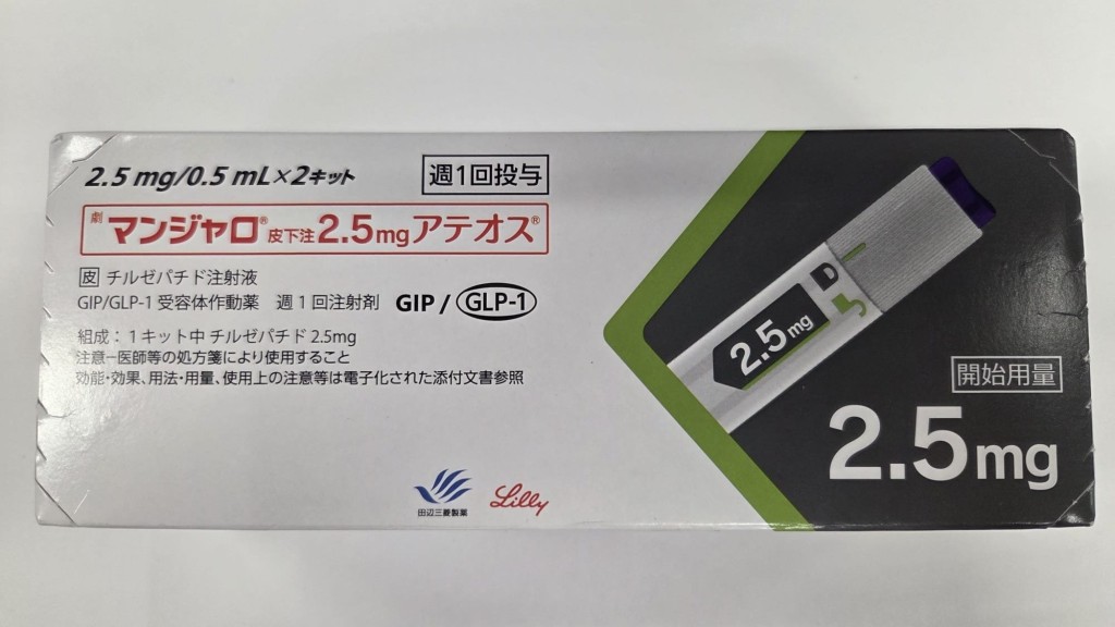 購獲的受管制抗肥胖症藥物。政府新聞處