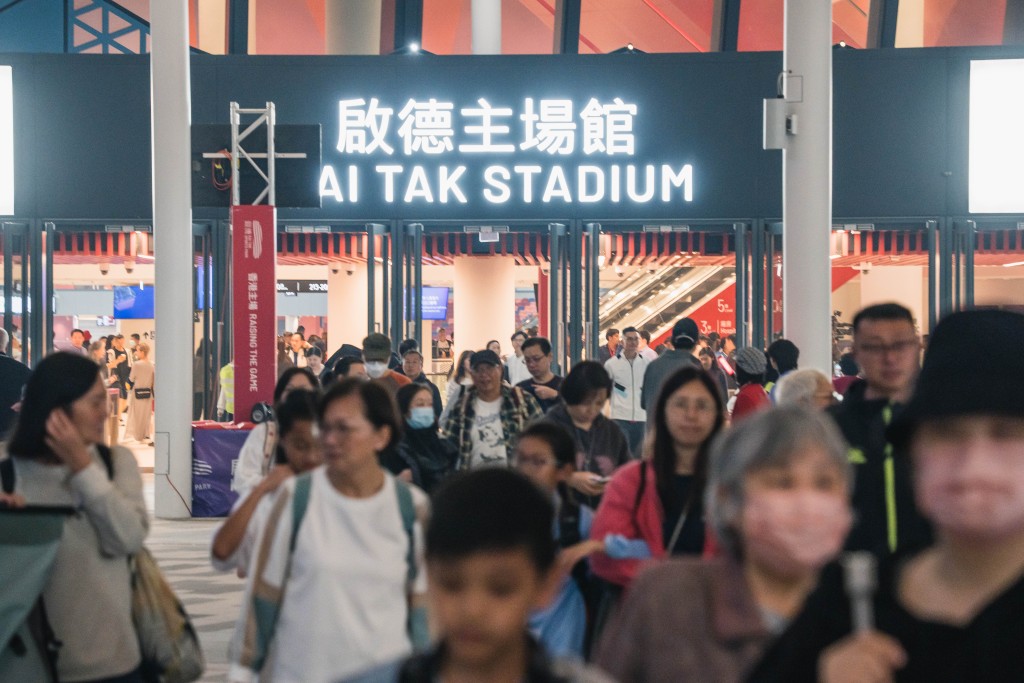 啟德體育園將於下月1日開幕。汪旭峰攝