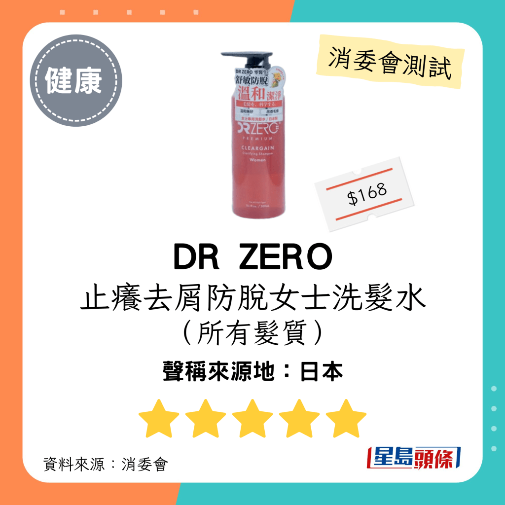 DR ZERO 止痒去屑防脱女士洗发水