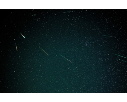 獅子座流星雨有「流星雨之王」之稱。太空館圖片