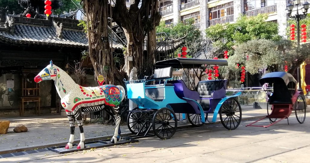 華麗的馬車（圖片來源：Facebook@深圳大灣區國內吃喝玩樂開心分享區）