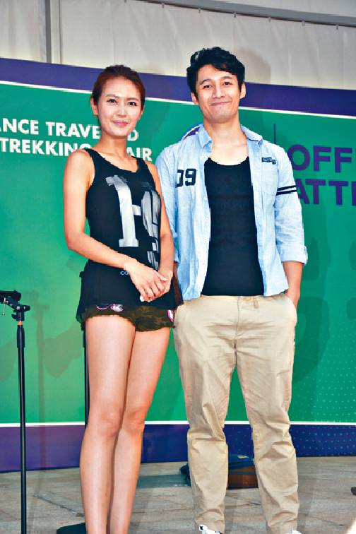 獲紅顏撐■陳庭欣與翟威廉傳足十年緋聞,女方力撐翟威廉形象正面。