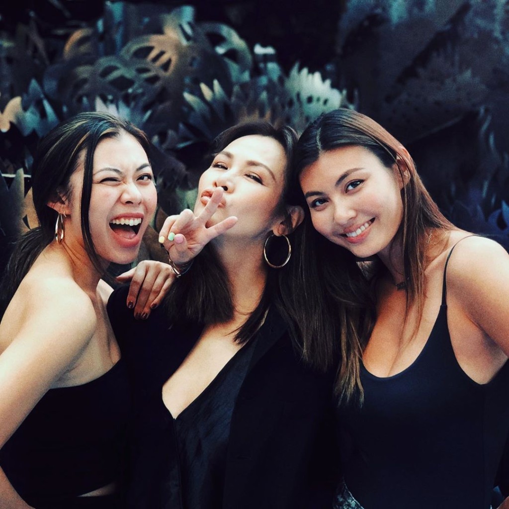 馬詩慧與2愛女王曼喜及王麗嘉超好感情。  馬詩慧IG圖