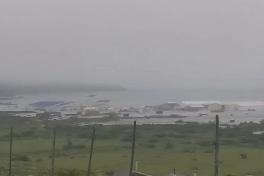 俄羅斯8.8級地震引發海嘯。 美聯社 俄羅斯8.8級地震引發海嘯。 美聯社