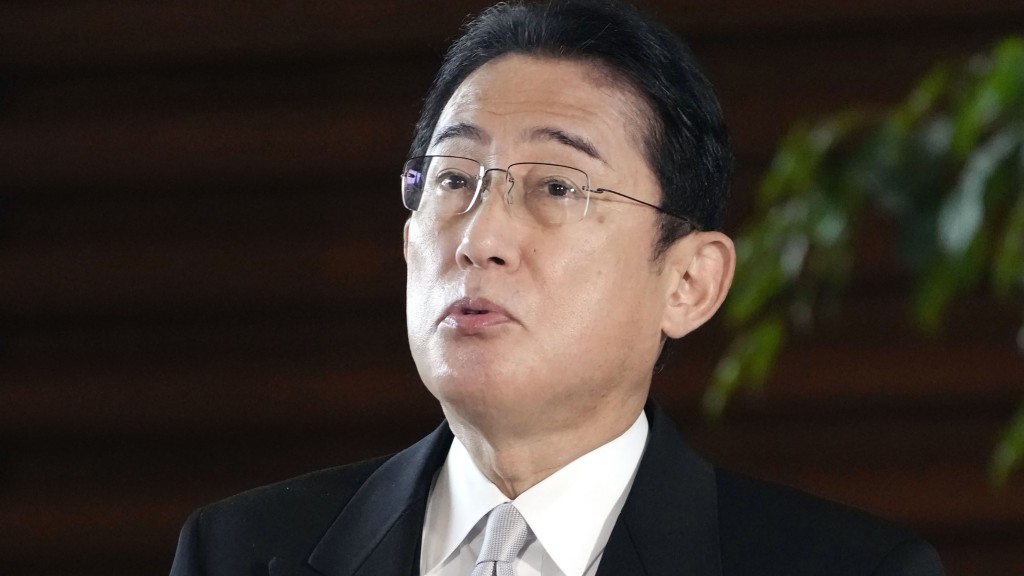 日本首相岸田文雄再惹麻煩，被指涉違反選舉資金法例。 AP