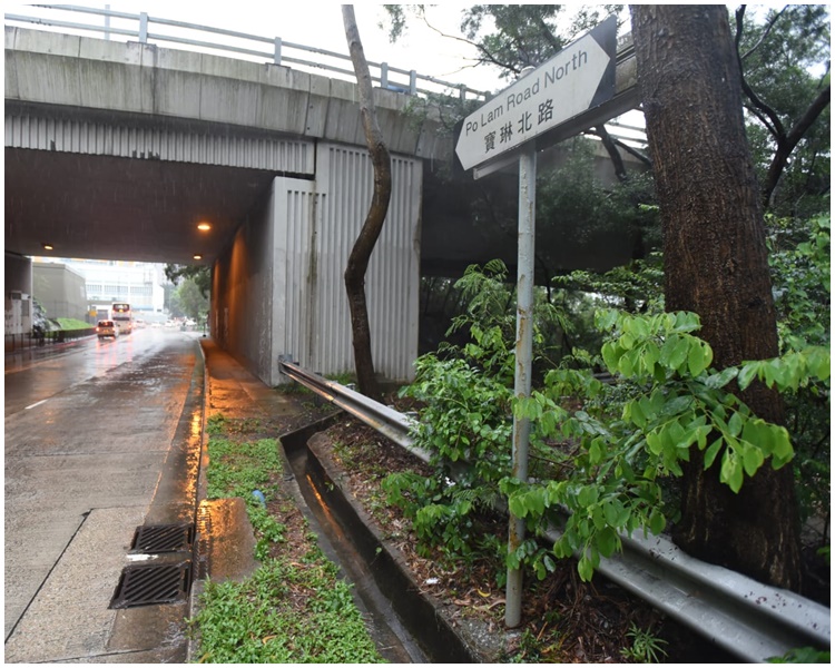 現場為將軍澳寶琳北路。