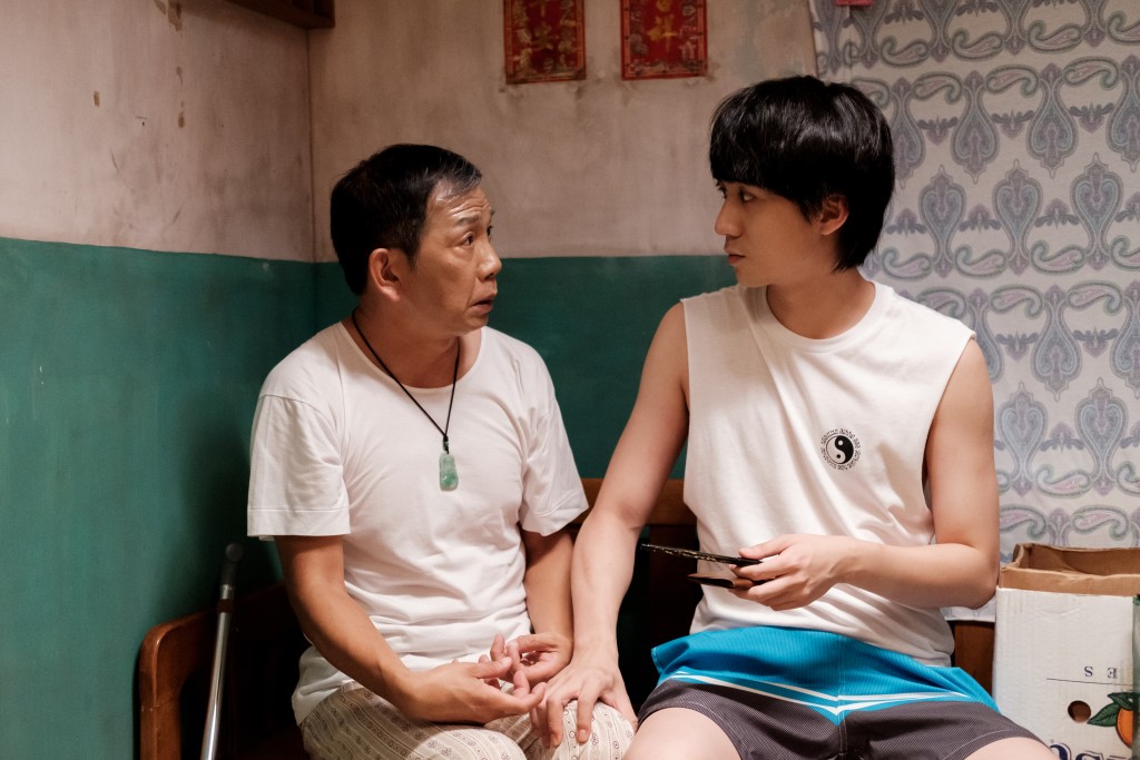 袁富华跟吴肇轩在电影《说笑之人》演绎父子情。