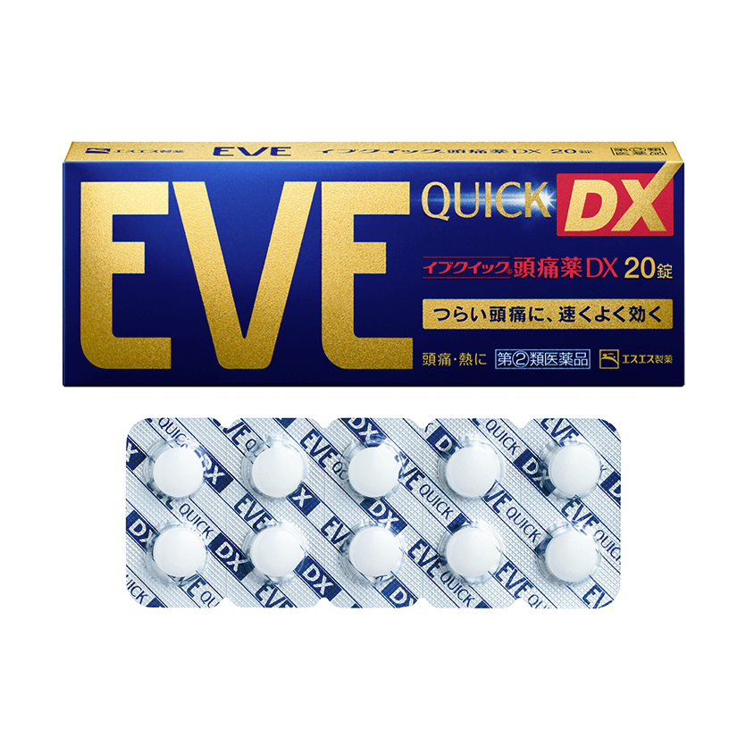 【止痛藥】EVE QUICK DX（網上圖片）