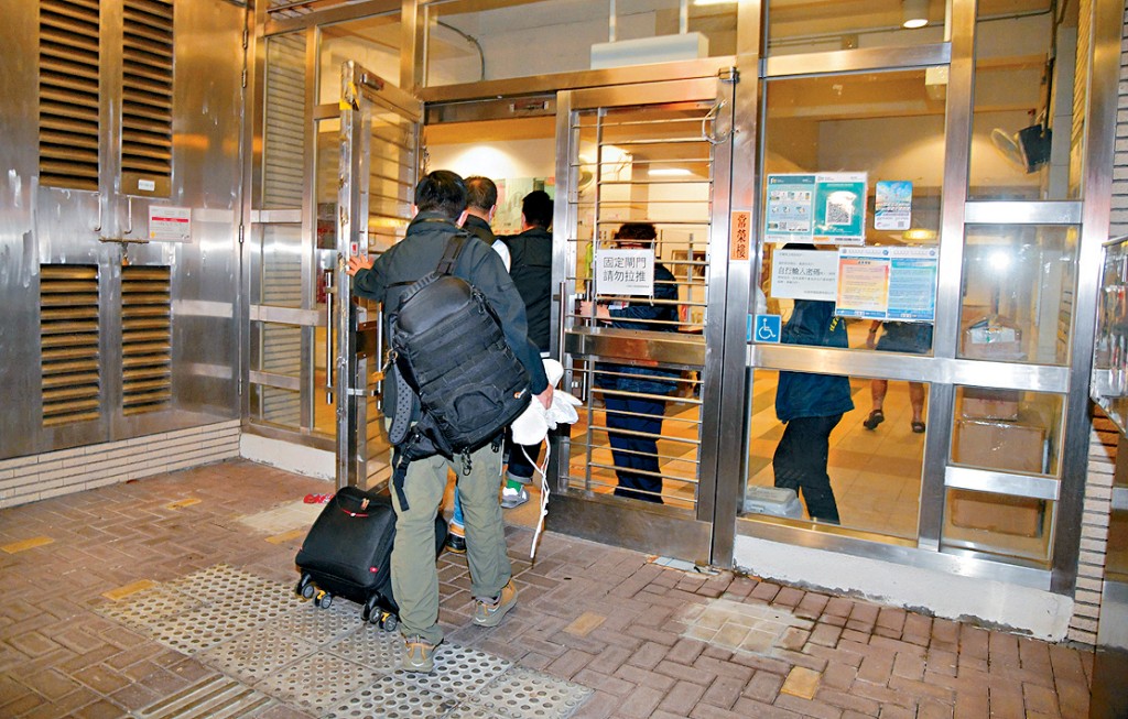 警方事後到案發現場調查。