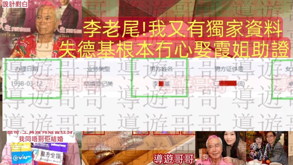 「導遊哥哥」一直狙擊李龍基。