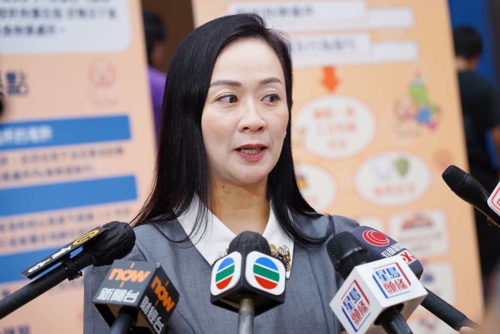 香港立法會議員陳凱欣。葉偉豪攝 香港立法會議員陳凱欣。葉偉豪攝