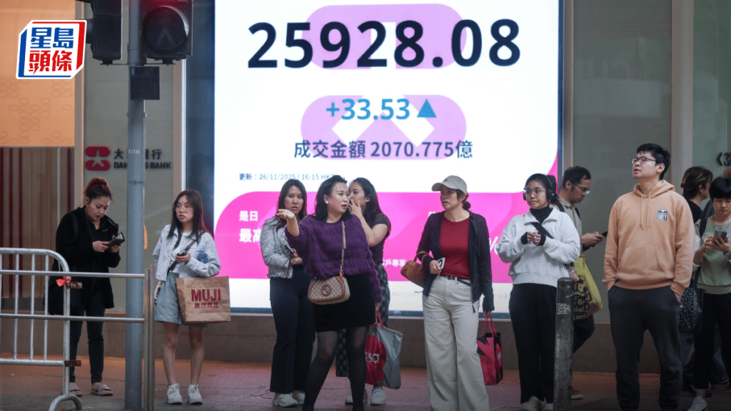 恒指升33點 兩萬六再失而復失 美團憧憬休戰升6% 專家：跌勢已喘定｜港股收市