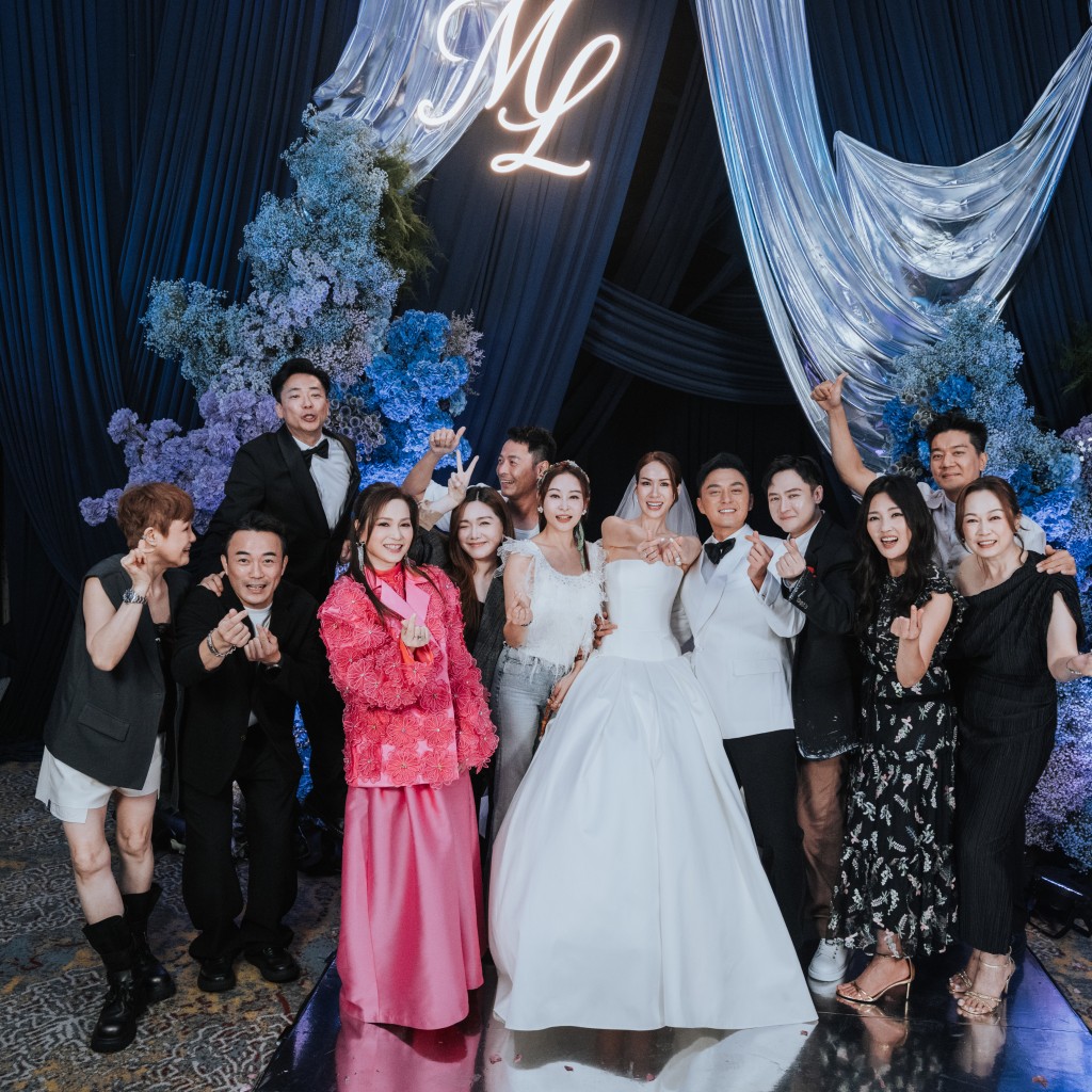 楊明、莊思明和一眾賓客玩得好開心。 楊明、莊思明和一眾賓客玩得好開心。