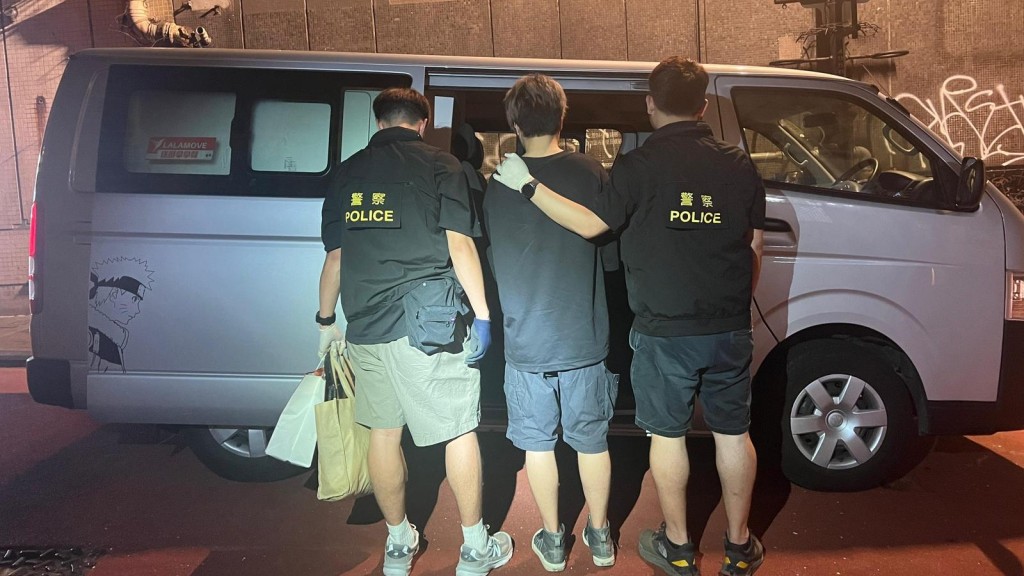 警方拘捕一名37歲男子。警方提供
