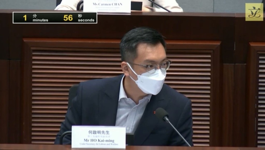 何啟明表示，「工傷傷亡一宗都嫌多」，希望透過改善法例，改變整個業界的生態